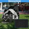 KISHACZ Wheelchair Cover for Invacare Action 3 NG RC Comfort, Weather Resistant Mobility Scooter Storage Cover, All Weather Power Wheelchair Rain Dirt Protective view 3