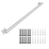 Stair Grab Bar for Elderly, 500lbs Capacity, 1-19.7ft, Wall Mounted Safety Rail for Bathroom, Industrial Metal Square Tube(White,360cm/11.8ft) view 1