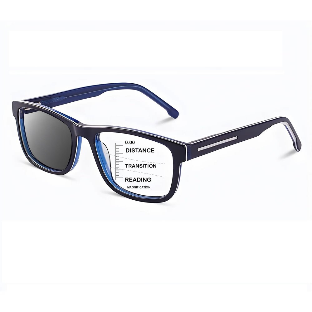 HOOBAY Photochromic Progressive Multifocus Reading Glasses Women Men,Progressive Readers No Line Quick-Transition Sunglasses