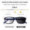 HOOBAY Photochromic Progressive Multifocus Reading Glasses Women Men,Progressive Readers No Line Quick-Transition Sunglasses view 2