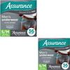 LUGBAR Assurance Men's Incontinence Underwear, S/M, Maximum Absorbency (36 Count) Pack of 2 view 1