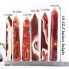 Red Agate Stone Obelisk Tower Healing Crystal Wand Meditation Gemstone 3.0-3.5 LBS view 2