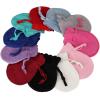 ianufu 60pcs Round Velvet Bag Gift Bags Soft Jewelry Packaging Wedding Necklace Ring Earring Drawstring(Mix,7x9cm) view 1