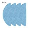 RichVibe 4-Pack Microfiber Mop Cloths For BPMIO B12 Robot Vacuum, Washable Replacement Pads for Efficient Floor Cleaning, Blue view 2