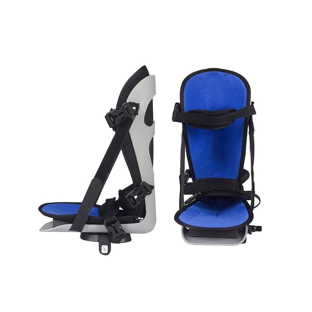 Motorized Pedal Exerciser Leg Support Brace, Adjustable Foot Splints for Electric Mini Exercise Bike, Rehab & Therapy for Handicap, 1 Pair M
