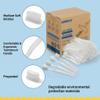 Homvle 100 Packs Prepasted Disposable Toothbrush Bulk, Individually Wrapped view 3