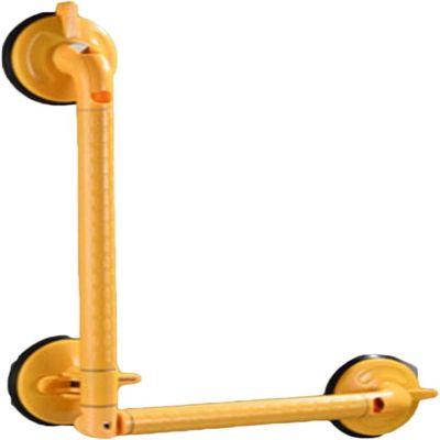 Shower Grab Bars for Seniors - No Drilling, Removable, with Safety Indicator(Yellow)