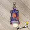 Bright Flowers Inhaler Holder Key Fob view 3