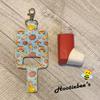 Teacher Print Inhaler Holder Key Fob view 2