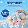 Mamiz Rainbow Marshmallows Soft and Fluffy Gluten-Free Gourmet Treats, Fat-Free and Nut-Free Colorful Marshmallow Candy for Party Favors, Baking, and Snacking, 5.29 oz (150g Bag) view 4