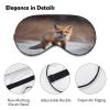 Cute Fox Sleep Mask for Women Men Soft Breathable Sleep Eye Mask Soft Eye Cover Light Blocking Sleeping Masks Adjustable Blindfold for Travel Home Office Naps & Gifts view 3