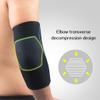 CUNKETECH 1 PC Compression Elbow Support Pads Elastic Brace for Men Women Basketball Volleyball Fitness Protector Arm Sleeves(2 Pieces Blue,M) view 4