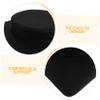 VILLCASE Commode Chair Seat Cushion Round Plug Insert, Thick Padded Non-Slip Transfer Support, Breathable Black Replacement Seat Pad for Elderly and Disabled Bathroom Use view 3