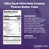 Verse 90% Dark Chocolate Peanut Butter Cups, 6 Pack, Premium Filled Cups view 2