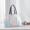 hzzsbu 10 Pcs Reusable Gift Tote Bags Iridescent Grocery Shopping Bag with Handles for Bridesmaid Wedding Party view 4