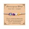 PPVWEY Menopause Bracelet for Women Menopause Relief Healing Crystal Bracelet Natural Fluorite Amethyst Moonstone Citrine Bracelets Anxiety Stress Relief Wellness Jewelry Gifts view 1