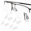 Silicone Nose Pads Replacement Nose Pieces for Oakley Rhinochaser OX3111 Eyeglasses - 4 Pairs Clear Nose Cushion view 1