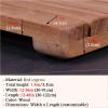 Red Cedar Wood Shower Mat 36x24in Non-Slip Solid Wood Bath Mat, Square Floor Pad for Sauna, Spa, Home, Bathtub Durable & Stylish Shower Accessory view 2
