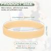 YELARXI Rubber Bracelets, Glow in the Dark Silicone Bracelets Wristbands for Adults Glow Wrist Band 12 Pcs & Orange/Pink/White/Rose Red/Purple/Bean Green-Fitting for Glow Party and Sport view 2