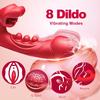 2026 Newly Portable Vibrating Massager -Clitioral Sucker Relaxes Muscles Heating Modes Vibratoar Toy Couples- for Body and Back Foot Silent Personal for Sports Massage Adult Tools Relaxation (Red3) view 3