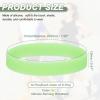 YELARXI Rubber Bracelets, Glow in the Dark Silicone Bracelets Wristbands for Adults Glow Wrist Band 12 Pcs & Green, White-Fitting for (Glow Party/Sport/Teen Games/Team Favors) view 2