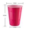 QIHUANKJ Disposable Plastic Cups, Fuchsia Cups, 16 Ounce Party Cups, Strong and Sturdy Disposable Cups for Party, Wedding, Christmas, Halloween Party Cup, 100 Pack (Fuchsia, 16OZ) view 3