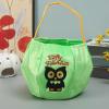 YWLUUOO Pumpkin Candy Bag for Seasonal Festivities Large Size Design Ergonomic Handles Strong Fabric Party Essential Trick or Treats Candy Bag view 2