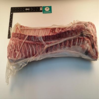 Heritage Pork International, Pork, Kurobuta Full Loin, Bone-In, 4 count of 68 lb each, 68 lb Case, Ideal for Roasting, Grilling, and Gourmet Recipes