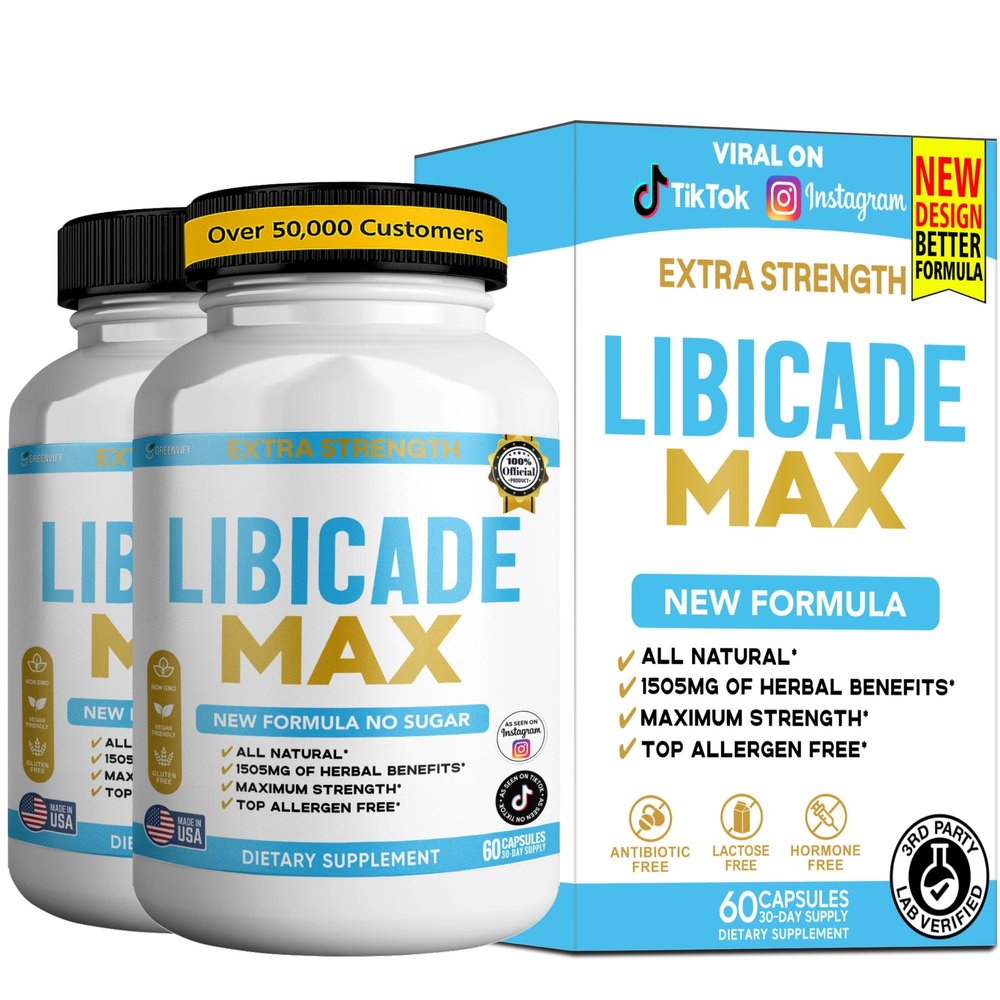 GREENVIFY Libicade Max Maca Root Supplement, 60 Capsules, Non-GMO, Vegan, Gluten Free (3)