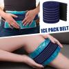 Geiserailie Ice Pack Strap Stretchable, Reusable Belt Extender Straps, Elastic Hook and Loop Extension Straps Add Length to Most Packs for Ice Bag Hot Cold Compress Multiple Uses(2 Pcs,2.3 ft X 2 in) view 4