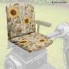 Txsniver Stain Resistant Seat Cover for Electric Wheelchairs Mobility Scooters, Universal Fit Power Chair Seat Protector Accessories Decor Item, Sunflower Wood Grain Print, 35 x 18 Inch view 3