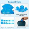 JFRHUDS 16Pack Silicone Cupping Kit for Massage,4 Sizes Muscle Relief Cups view 3