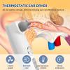Portable Rechargeable Ear Dryer, Warm/Natural Air Modes, One-Button Easy Operation, 40-Min Runtime with 1-Hour Fast Charging, Lightweight for Travel & Home (White) view 3