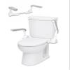 Jamini Toilet Safety Rails for Seniors - 60 Adjustable Toilet Support Rails, Supports Up to 300 lbs, Space-Saving Floorless Design, for Elderly, Pregnant Women and Individuals Needing Extra Support view 1