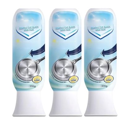 ATHNO Remove Black Seaweed Mud Film For Pots,Remove Old Pot Black Stain Removal& Polishing,Suitable For Various Cookware,No Damage To Pots (A-3)