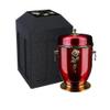 Cremation Urn and Burial Vault Set for Ashes, Weatherproof Funeral Capsule, Protective Ground Burial Container and Memorial Urn Set (Rose/Vault) view 1