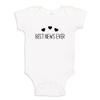 The Shirt Den Best News Ever Baby One Piece Bodysuit 24 mo White view 1