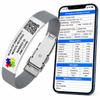 QR Autism Medical Alert Bracelet with Emergency Medical Profile Waterproof Silicone Medical ID Wristband for Kids & Adults, Durable and Adjustable Autism Safety Bracelet, No Monthly Fees (Grey) view 1