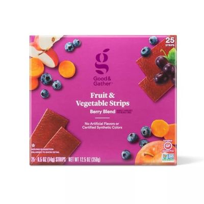 Good and gather Berry Blend Organic Fruit Strip Pack - 25ct/12.5oz