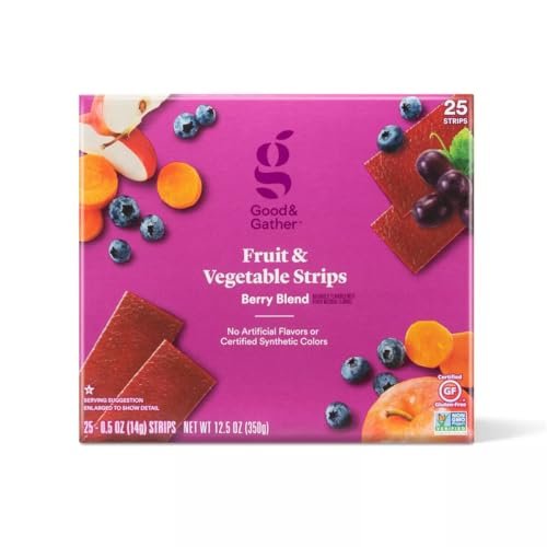 Good and gather Berry Blend Organic Fruit Strip Pack - 25ct/12.5oz