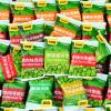 Green Peas Snack, Garlic Wasabi Roasted Peas, Crunchy Savory Pea Crisps, Individually Wrapped Snack for Office Travel Party ([1000G] Mustard Flavor (about 80 packs)) view 2