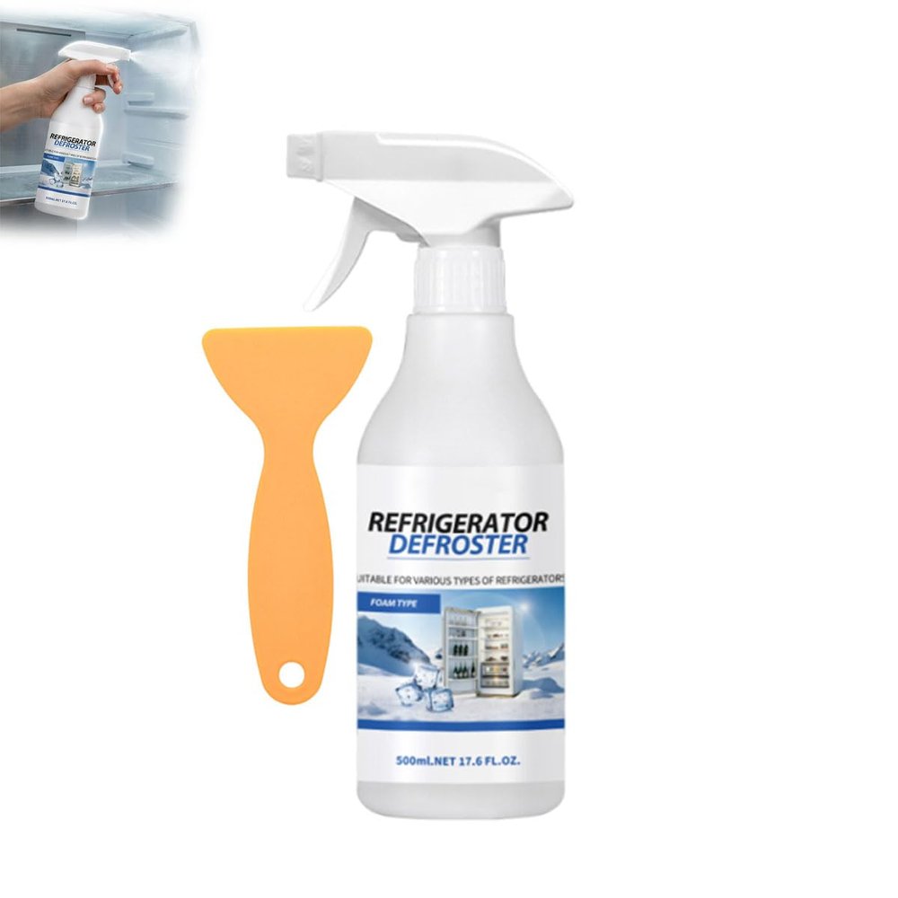 Rapid Refrigerator Defroster Spray - Instant frost melting, no scraping, High Effective Refrigerator Defrosting and Deicing Agent (1PCS)