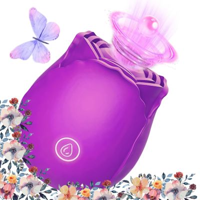 Efficient Version Quiet Bullet Tool-Powerful 7 Modes Small Silicone Massage Rod for Women Portable & Handheld Personal Bullet Tool for Quick Relaxation T1689 (Purple)