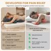 Face Down Massage Pillow Set, Memory Foam Prone Pillow with Chest Support, Breathable Face Cradle Pillow for Sleeping, Massage Table, SPA, Home Relaxation, Removable Washable Cover & Non-Slip Bottom view 2