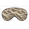 DeWoxkex Beach Sand Texture Sleep Mask Eye Mask with Adjustable Strap Eye Sleep Shade Cover Blocks Light for Women Men Airplane Travel Nap view 2