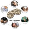 DeWoxkex Beach Sand Texture Sleep Mask Eye Mask with Adjustable Strap Eye Sleep Shade Cover Blocks Light for Women Men Airplane Travel Nap view 4