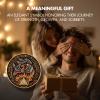 EXY 2 Year Sobriety Coin | Phoenix Rising Design | 3D Texture AA NA Medallions & Recovery Chips | Anniversary Sobriety Gift Set with Token Capsule, Stand & Card for Men Women view 2