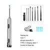 Ear Wax Removal Kit, 8Pcs Earwax Remover Tool with Ear Camera, 6 Soft Silicone Ear Spoons, Ear Cleaning Set with LED Light & Magnifying Glass, Ear Pick Tweezers for iOS & Android (White) view 2