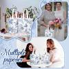 KOPOOEOE 36 Pcs Blue Floral Gift Bags Bulk Flower Party Tote Treat view 3