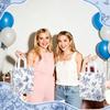 KOPOOEOE 36 Pcs Blue Floral Gift Bags Bulk Flower Party Tote Treat view 4